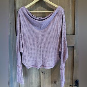 Free People off the shoulder Long Sleeve. Size S